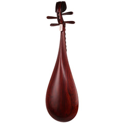 YueHai 917JZ-1 Professional Pipa – Andean Boxwood (Machaerium), Natural Polish, Cloud Head, Wooden Pegs