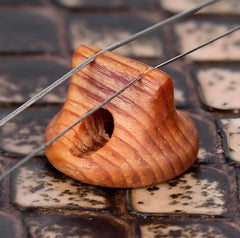 Three-Part Old Pine Erhu Bridges (Set of 3) – Solid Wood Round-Shaped for Enhanced Tone