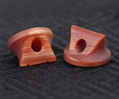 Premium Old Pine Erhu Bridge - Rich and Warm Tone, Enhanced Volume - Handcrafted (Set of 2)