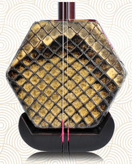 HuQiu Premium Old Rosewood Professional Erhu (Gold Seal) 5139 – Expert-Level Chinese Two-String Violin Fiddle