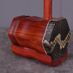 Wan Qixing Small-Leaf Red Sandalwood Erhu – Beginner to Intermediate Chinese Fiddle