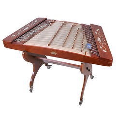 Xinghai 8623L Premium Yangqin – Rosewood Tonewood Chinese Hammered Dulcimer with Handcrafted Mother-of-Pearl Inlay