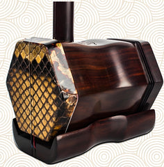 HuQiu Premium Old Rosewood Erhu 5147 (Gold Seal) – Expert Sound Quality Certification by Yu Hongmei