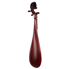 YueHai 917JZ-1 Professional Pipa – Andean Boxwood (Machaerium), Natural Polish, Cloud Head, Wooden Pegs