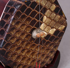 Golden Silk Nanmu & Old Pine Dual-Composite Erhu Bridge – Professional Performance Bridge for Enhanced Volume & Tone