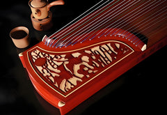 Dunhuang Guzheng 696D – "Twin Cranes at Sunrise" | Elegant Starter Guzheng with Bright, Resonant Tone