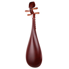 YueHai 914JZ-1 Pipa – Dalbergia Ostosperma Wood, Natural Finish, Yun Cloud Head, Wooden Pegs