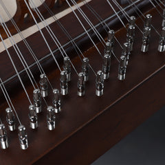 YueHai 601YZ Beginner Mini Yangqin – Le Zhi Chu Series Small Dulcimer in Chestnut Wood