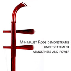 Professional Chinese Top-grade Rosewood Erhu(zitan) 2 Stringed Chinese Violin Fiddle Instrument for Advanced Player with Learn DVD, Rosin