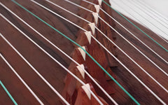 Dunhuang 9694OX100 Mini Guzheng – 100cm Portable Rosewood Short Zither for Beginners & Pros