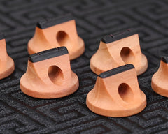 Professional Erhu Bridge (5-Pack) – Maple & Ebony Composite, Bright Tone & Clear Sound for Advanced Players