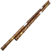 Professional Red Sandalwood Xiao Flute | Handcrafted Double-Jointed Bamboo Flute for Students & Performers