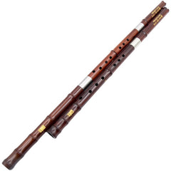 Professional Rosewood Xiao Flute | YueJiang Handcrafted Zitan Xiao for Performers, Teachers & Learners