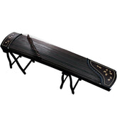 Professional ZITAN Guzheng (163cm) - Handcrafted with Yellow Sandalwood Inlay Carvings, Suitable for All Skill Levels
