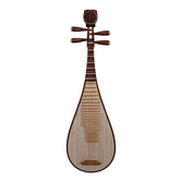 Yuehai Performance Pipa 9116JZ-1 – Elite-Grade Zambian Rosewood Pipa with Carbon Fiber & Pewter Relief