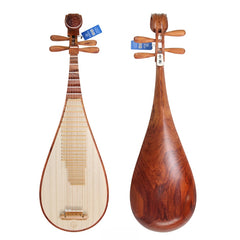 Xinghai Pipa 8914-AA – Premium Dalbergia Oliveri with Auspicious Cloud Carvings