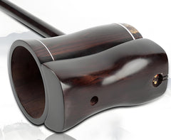 HuQiu Ebony Professional Gaohu 5412 – Premium Chinese High-Pitched Fiddle with Burmese Python Skin & German Strings
