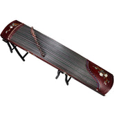 Professional Rosewood Guzheng (163cm) - Handcrafted with Intricate Thousand-Character Carvings, Suitable for All Skill Levels, Includes