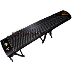 Professional Rosewood(ZITAN) Guzheng (163cm) - Handcrafted with Deep-Sea Shell Inlay, Suitable for All Skill Levels, Includes