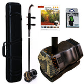 3-Star Professional Black Sandalwood Erhu, Suzhou Made 2-String Chinese Violin
