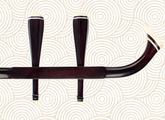 HuQiu Premium Dalbergia (Large Leaf) Rosewood Professional Erhu (Silver Seal) 5133 – Expert-Level Chinese Two-String Violin Fiddle
