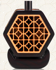 HuQiu Premium Dalbergia (Large Leaf) Rosewood Professional Erhu (Gold Seal) 5133 – Expert-Level Two-String Chinese Violin Fiddle