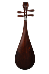 Yuehai Performance Pipa 9116JZ-1 – Elite-Grade Zambian Rosewood Pipa with Carbon Fiber & Pewter Relief