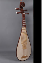 Yuehai Performance Pipa 9116JZ-1 – Elite-Grade Zambian Rosewood Pipa with Carbon Fiber & Pewter Relief
