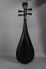 Yuehai Pipa 91W - Premium African Rosewood, Fine-Tuning Pegs, and "Floral Prosperity" Headpiece Ornament