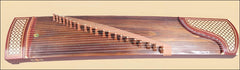 Dunhuang Guzheng 694L "Colorful Auspiciousness (Peony)" – 163cm Zither with Carved Craft, Bright Tone