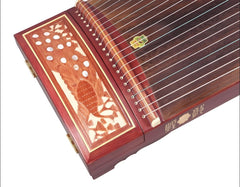 Dunhuang Guzheng 694K "Bamboo Window Night Talk (Peacock)" – 163cm Zither with Carved Craft, Rich and Expressive Tone