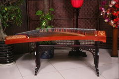 Dunhuang Guzheng 694LC-C "Colorful Auspicious Clouds" – 163cm Zither with Mother-of-Pearl Inlay, Transparent and Bright Tone
