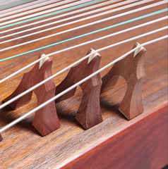 Dunhuang Guzheng 694DQ "Double Cranes Facing the Sun" – 163cm Zither with Mother-of-Pearl Inlay, Bright and Transparent Tone