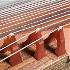 Dunhuang Guzheng 693OH "Natural Wood Grain" – Professional Level Zither with Transparent, High-Gloss Tone