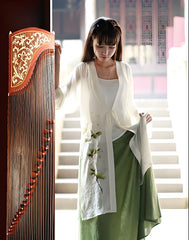Dunhuang Guzheng 694LC-C "Auspicious Clouds" – Premium Zither with Mother-of-Pearl Inlay and Bright, Transparent Sound
