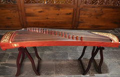 Dunhuang Guzheng 694LC-C "Auspicious Clouds" – Premium Zither with Mother-of-Pearl Inlay and Bright, Transparent Sound