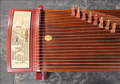 Dunhuang Guzheng 692F "Jade Shadow Eternal" – Premium Carved Zither with Transparent and Bright Tone