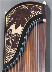 Dunhuang Guzheng 695D "Meizhuang Melody" – Premium Carved Zither with Bright and Expressive Tone