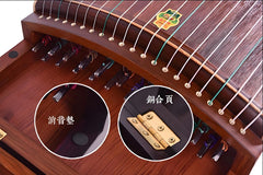 Dunhuang Guzheng 7691P "Floating Light & Colorful Child's Play" – Premium Carved Zither with High Brightness and Expressive Tone