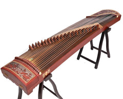 Dunhuang Guzheng 694FFW "Lotus Dew Fragrance" – Premium Carved Zither with High Brightness and Rich Expressive Tone
