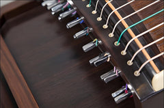 Dunhuang Guzheng 695FF "Jade Shadow Forever" (Bamboo Scroll) – Premium Zither with High Brightness and Rich Expressive Tone