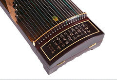 Dunhuang Guzheng 695T "Pure Essence of Innocence" (Calligraphy) – Bone Carving, Premium Zither with Rich and Transparent Tone