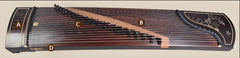 Dunhuang Guzheng 695T "Pure Essence of Innocence" (Peony) – Bone Carving, High-Quality Zither with Bright Highs, Rich Mids, and Powerful Lows