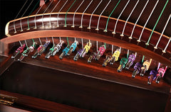 Dunhuang Guzheng 5695LCJ "Colorful Era" – Exquisite Mother-of-Pearl Inlay with Silver Wire Craftsmanship, Pure and Bright Tone