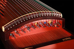 Dunhuang Guzheng 698T "Tian Zhen Yuan Yun (Calligraphy)" – Premium Bone Inlay Craft, Crisp High Tones, Full Midrange, Ideal for Performances