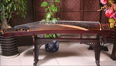 Dunhuang Guzheng 698T "Tian Zhen Yuan Yun (Calligraphy)" – Premium Bone Inlay Craft, Crisp High Tones, Full Midrange, Ideal for Performances