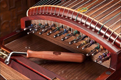 Dunhuang Guzheng 698T "Tian Zhen Yuan Yun (Zitan Peony)" – Premium Bone Inlay Craft, Crisp High Tones, Full Midrange, Exclusive Design