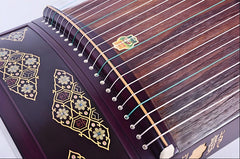 Dunhuang 9DH698LC "Rainbow Feathers" Guzheng - Handcrafted with Colorful Mother-of-Pearl Inlay