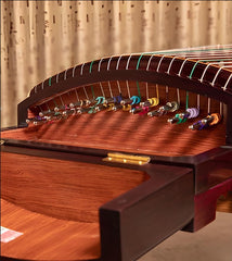 Dunhuang 6698J "The King’s Farewell" Premium Collectible Guzheng - Silver Inlay Craftsmanship