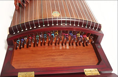 Dunhuang Guzheng 698JM - Dreamlike Blossoms (繁花如梦) - Intricate Carved Inlay, Clear and Responsive Tone